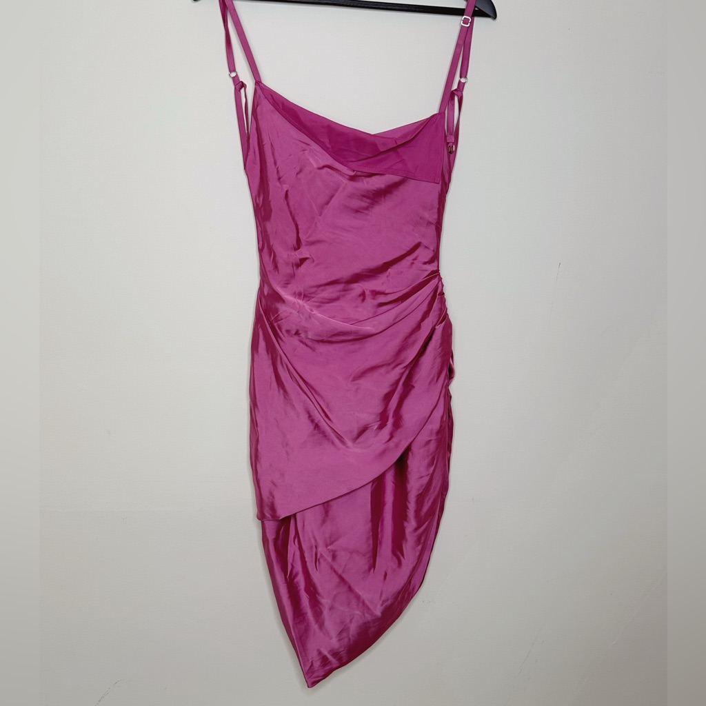 Jacquemus "Le Splash" Pink Mini Dress Size 36